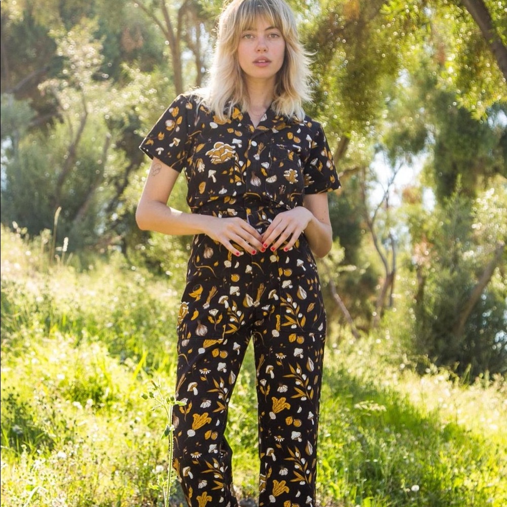 Big Bud Press Jumpsuit - Cookbook Print  - L